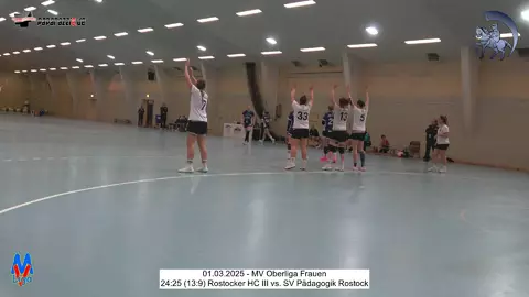 24:25 (13:9) Rostocker HC III vs. SV Pädagogik Rostock